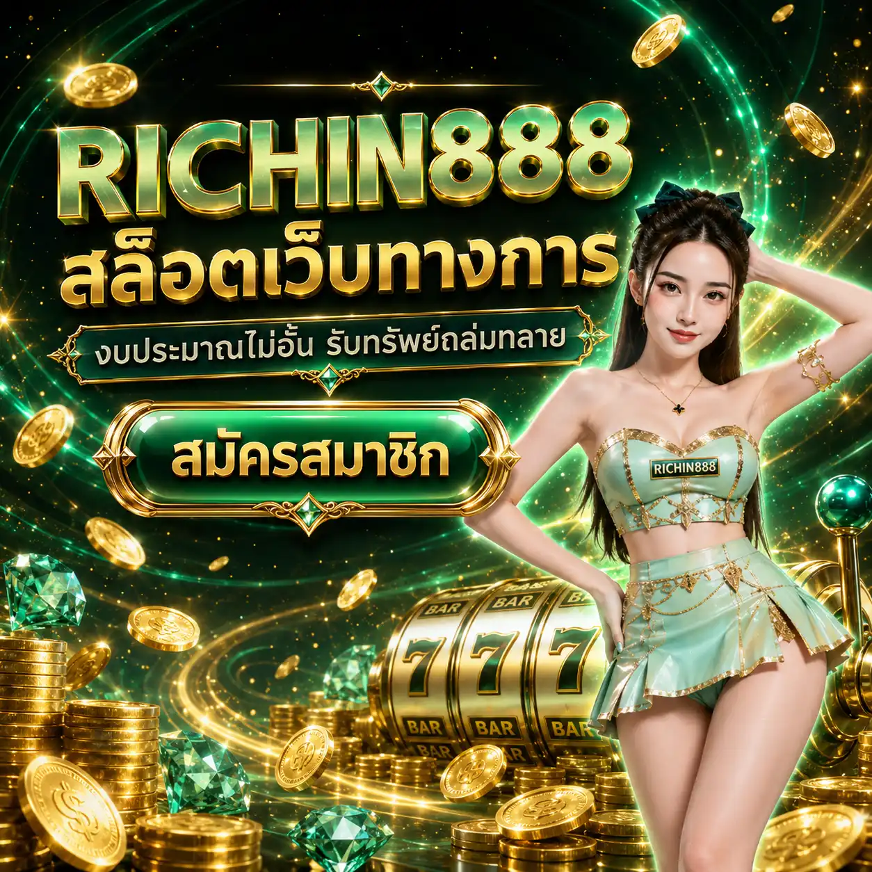 RICHIN888 สล็อตเว็บทางการ งบประมาณไม่อั้น รับทรัพย์ถล่มทลาย (มือถือ)